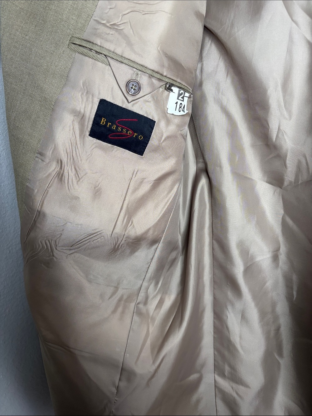 Men's Two-Piece Suit in Olive - Picture 8 of 13